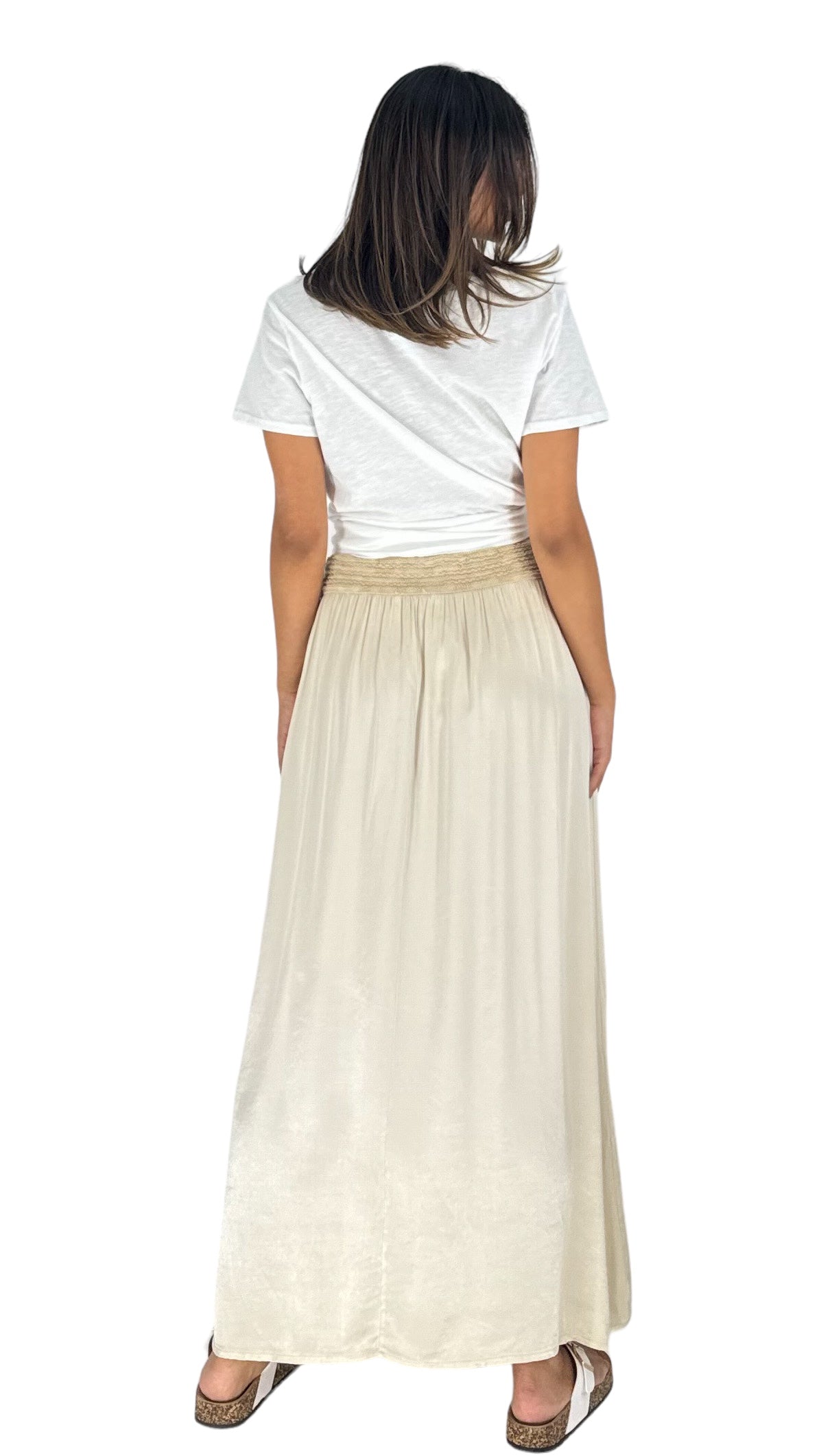 Fix beige skirt