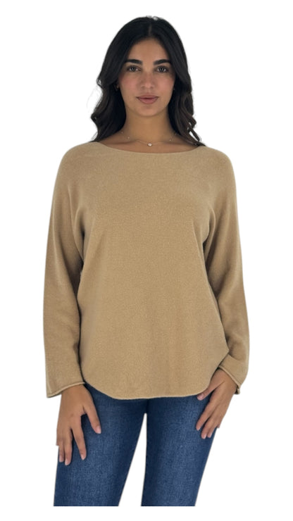 Palmer camel sweater