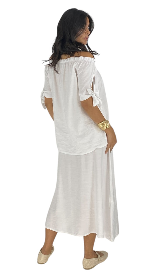 Tador White Skirt