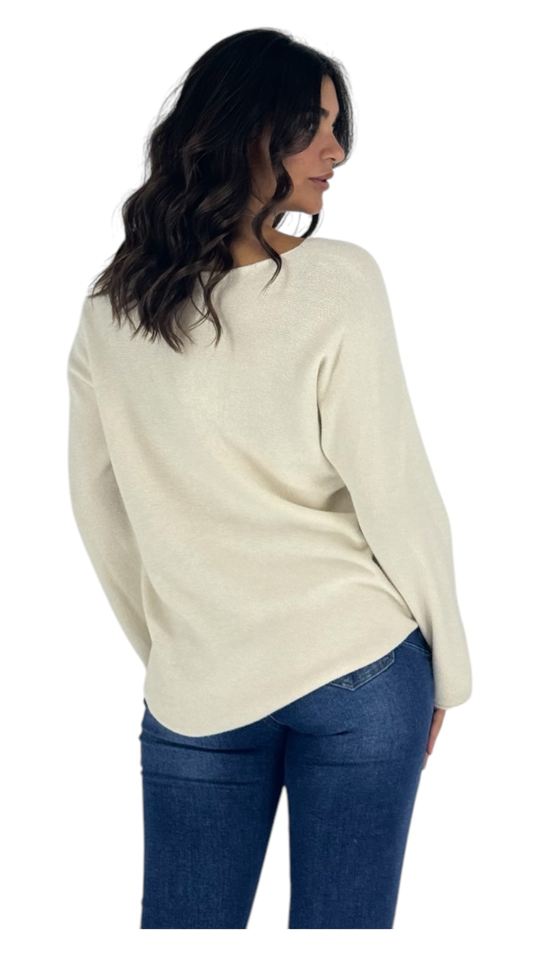 Palmer cream sweater