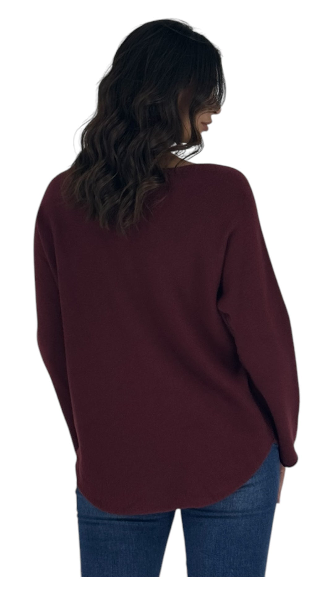 Palmer maroon sweater