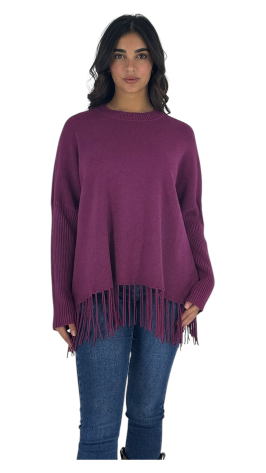 Ceci grape sweater