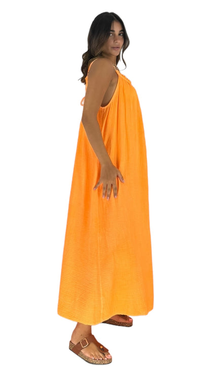 Rintaro orange dress