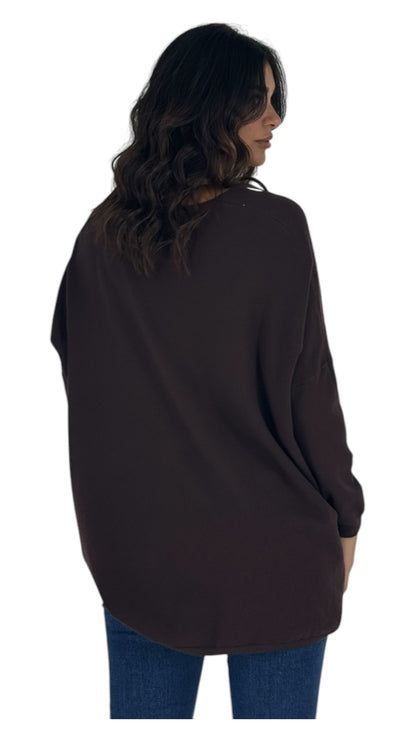 Laurel brown sweater