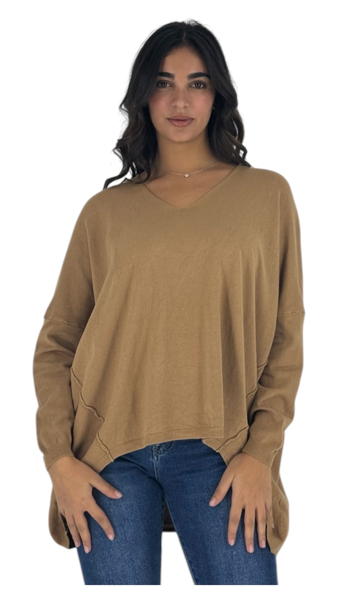 Laurel camel sweater