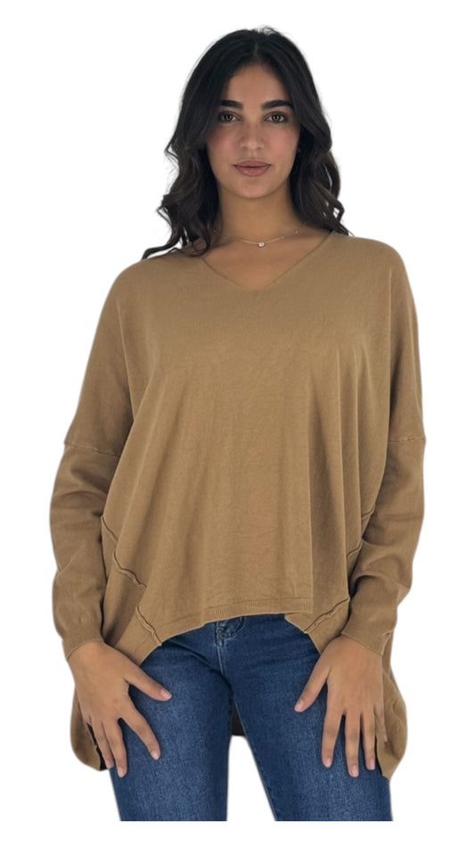 Laurel camel sweater