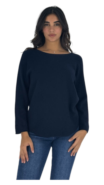 Palmer navy sweater