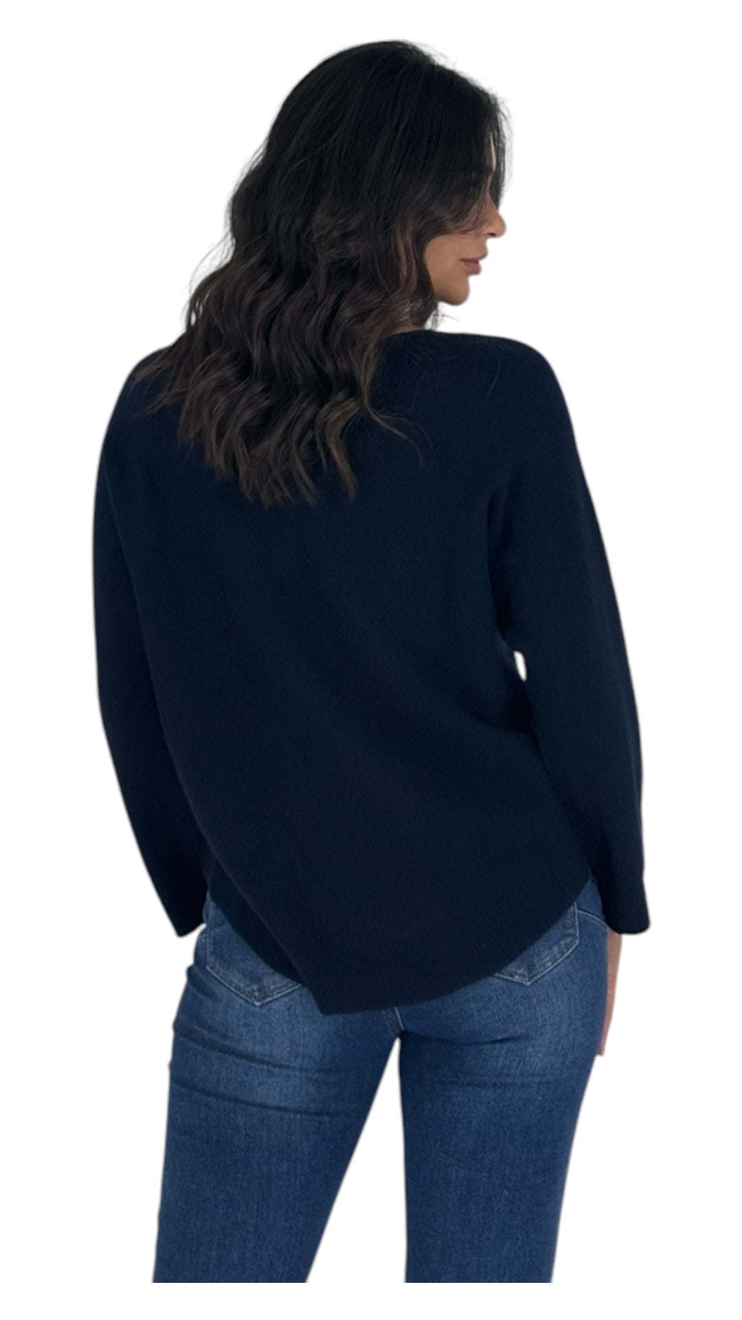 Palmer navy sweater