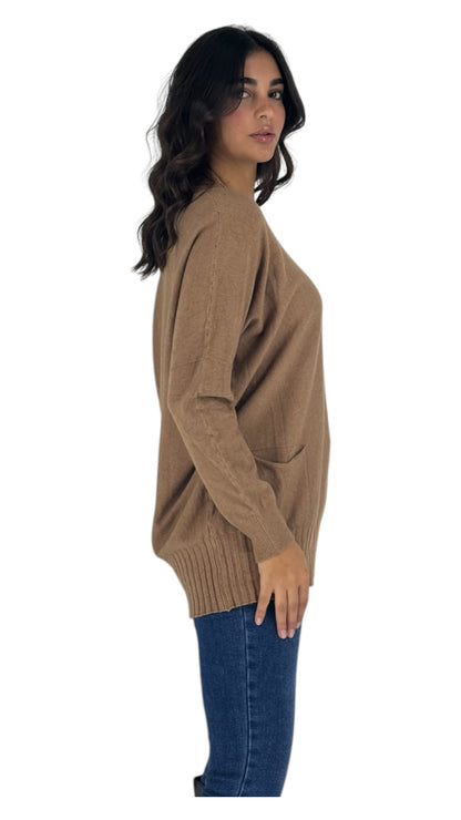 Winnie camel sweater