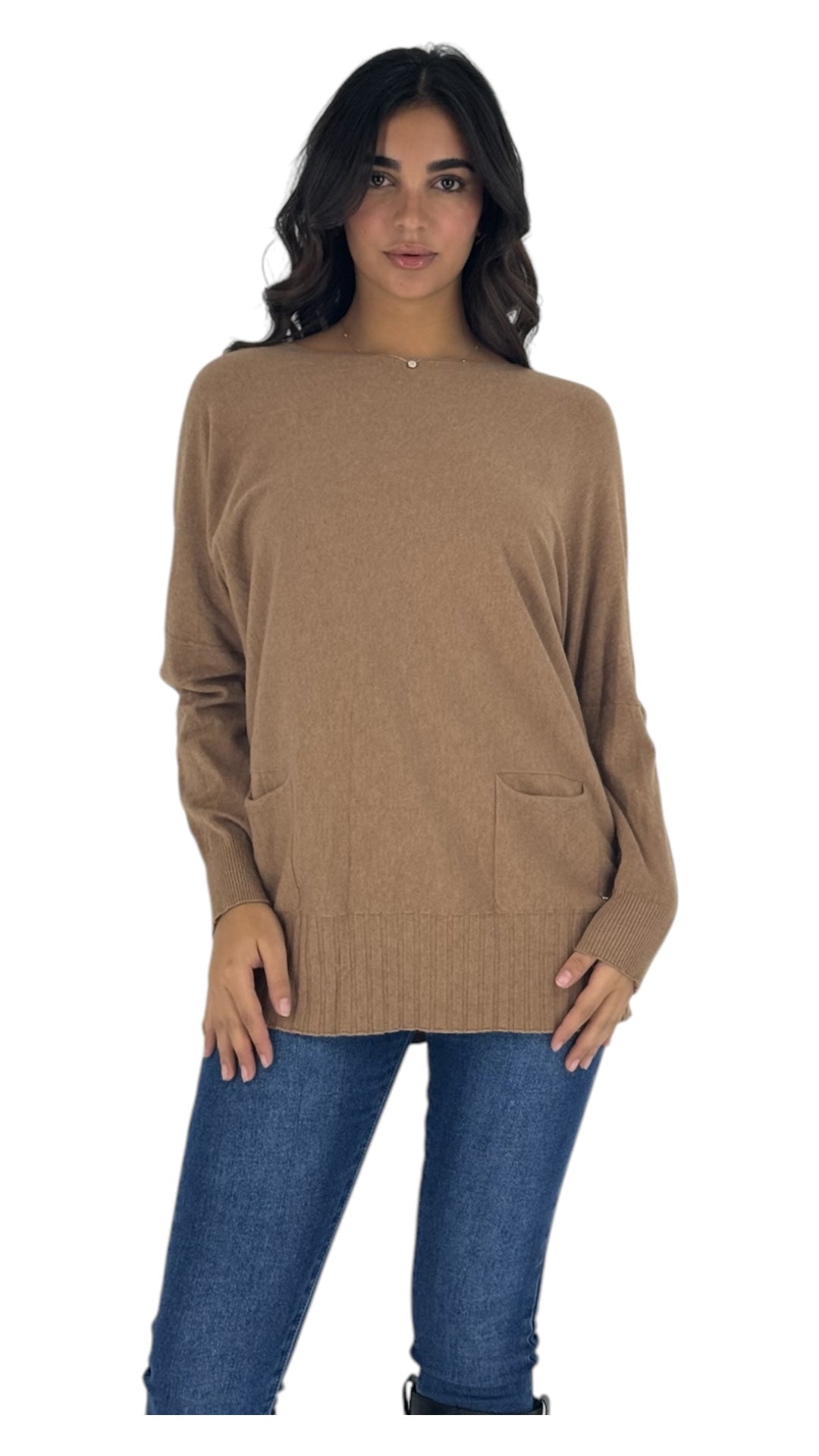 Winnie camel sweater