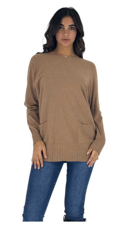 Winnie camel sweater