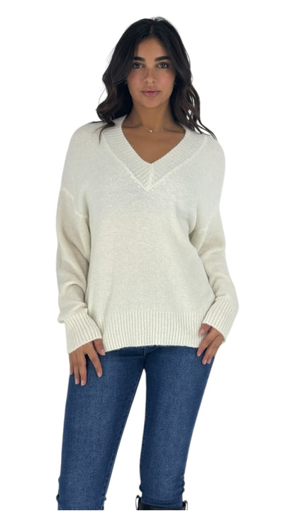 Zelia white sweater