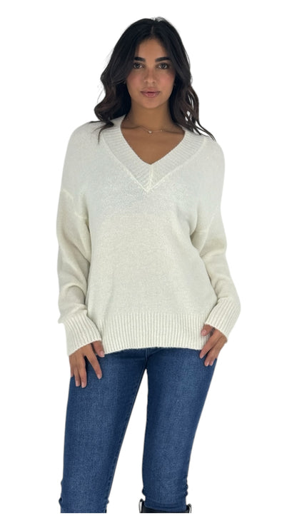 Zelia white sweater