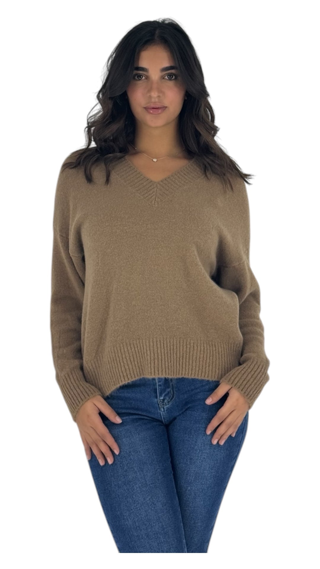 Zelia camel sweater