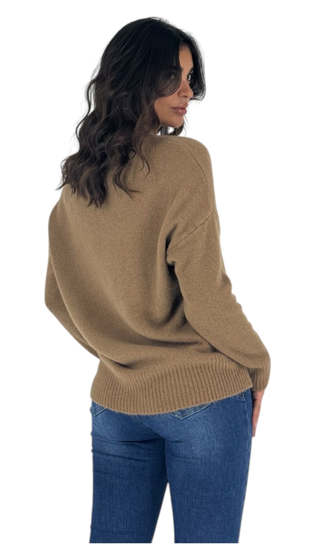 Zelia camel sweater