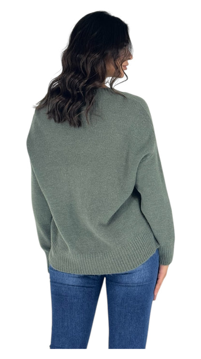 Zelia khaki sweater