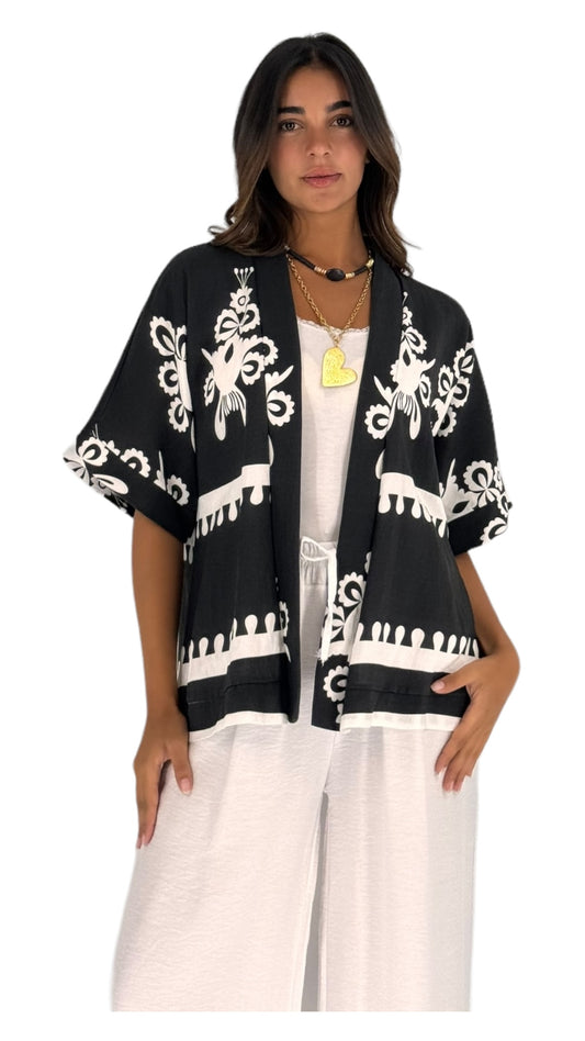 Inara black cardigan