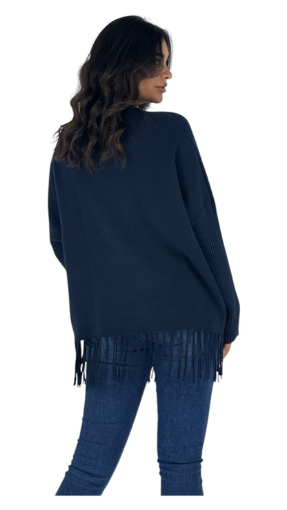 Ceci navy sweater