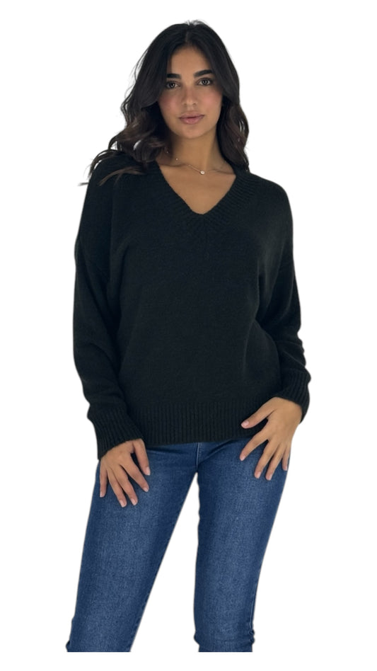 Zelia olive sweater