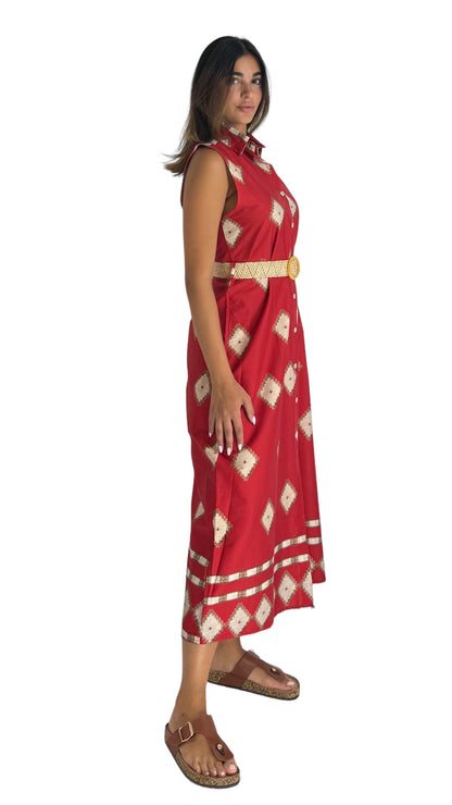 Aura red dress