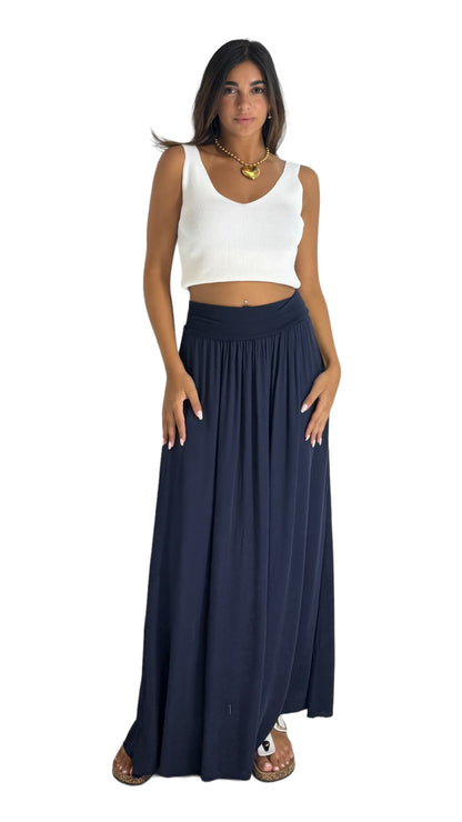 Medusa navy skirt