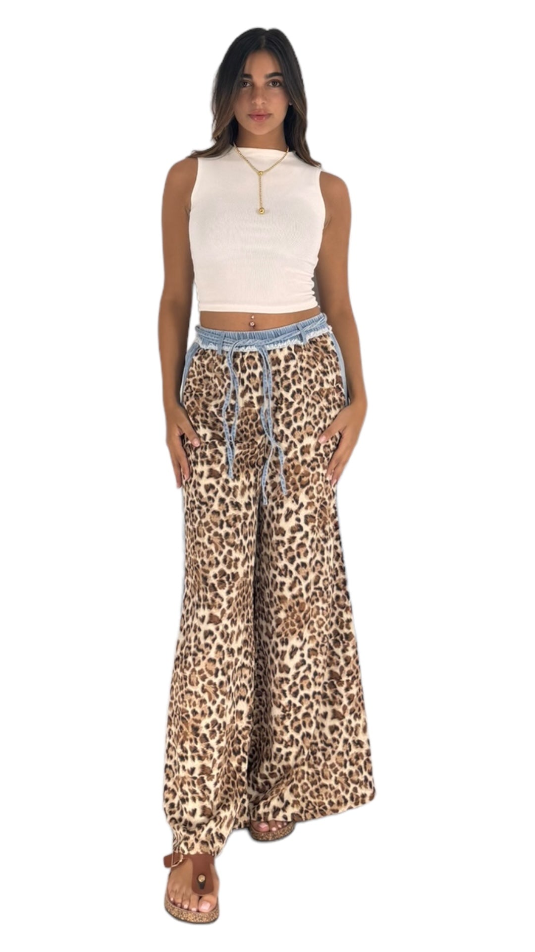 Lake leopard pant