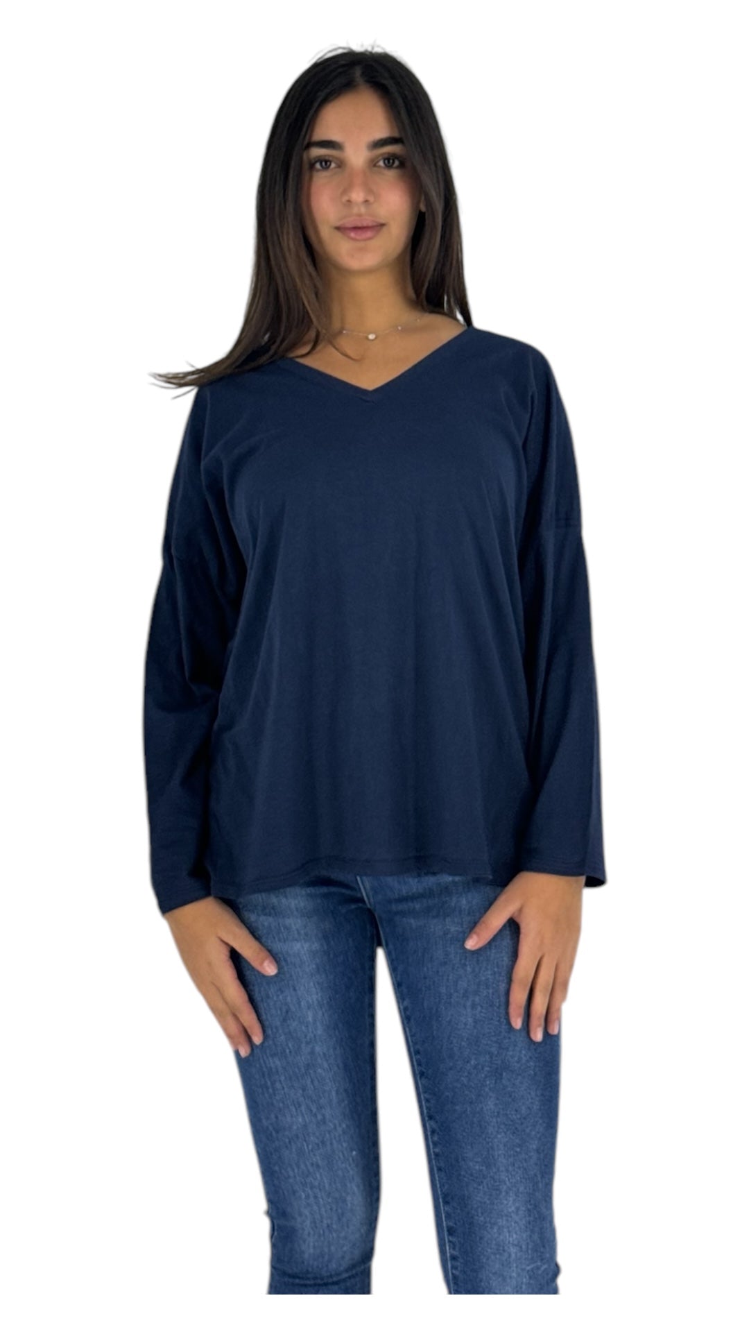 Omega navy top