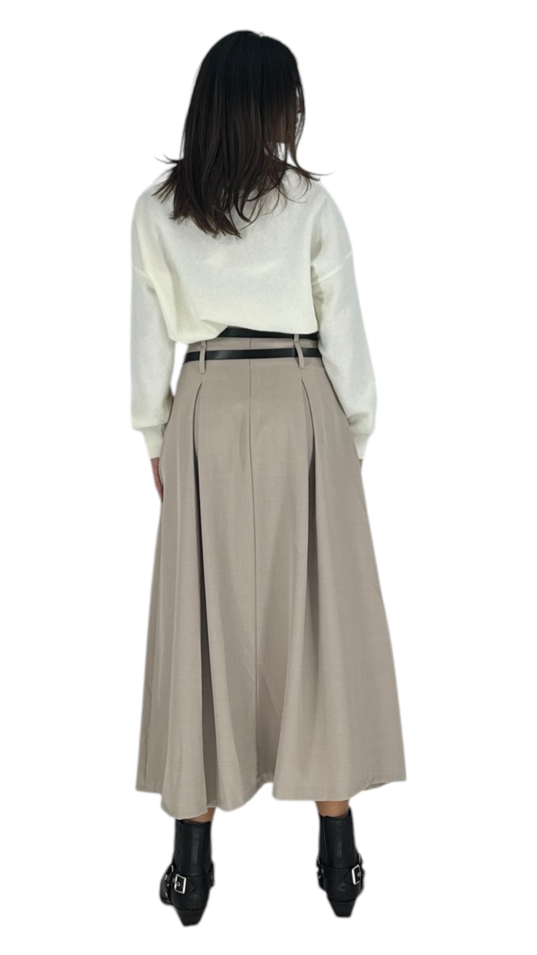 Sven beige skirt