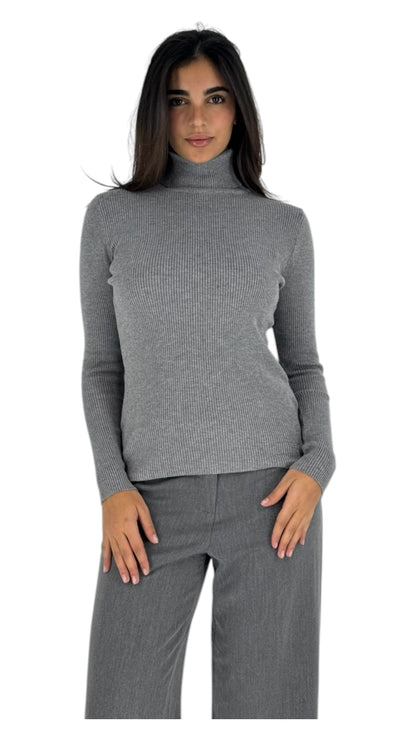 Polka grey sweater