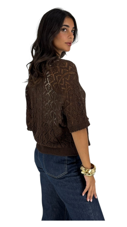 Mais Brown Cardigan
