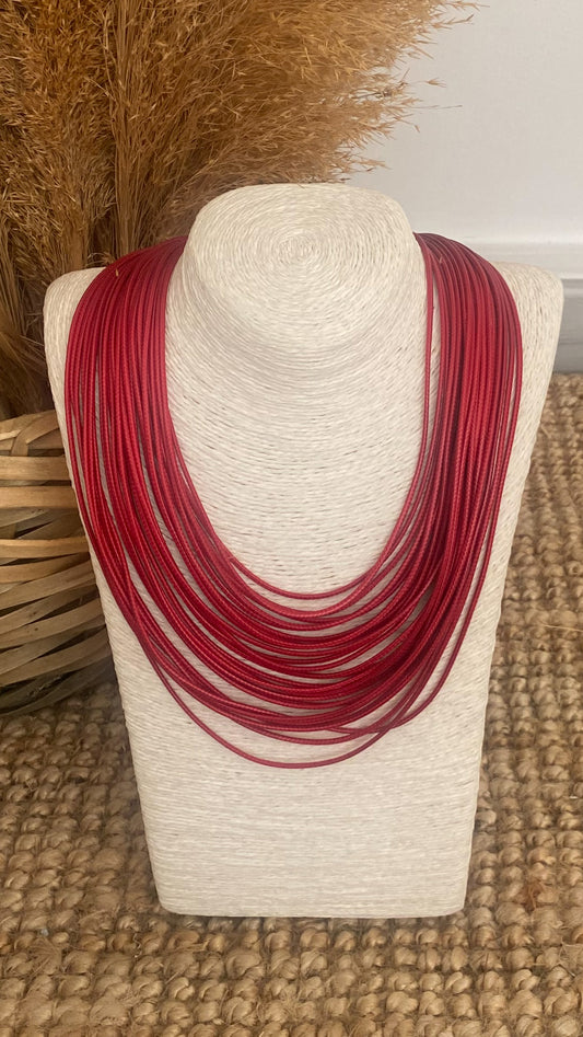 Eva red necklace