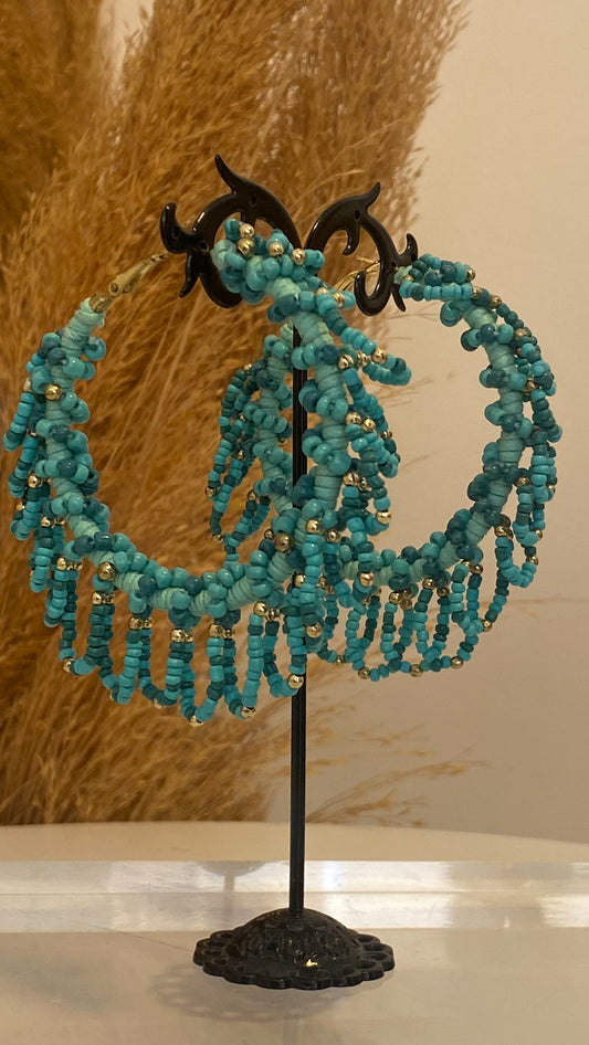 May turquoise earrings
