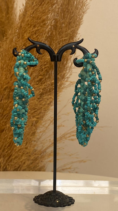 May turquoise earrings