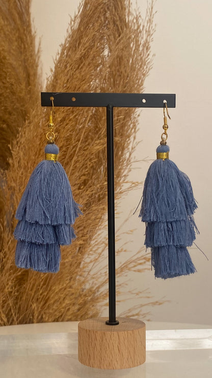 Tomas blue earrings