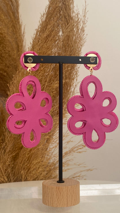 Nina pink earrings