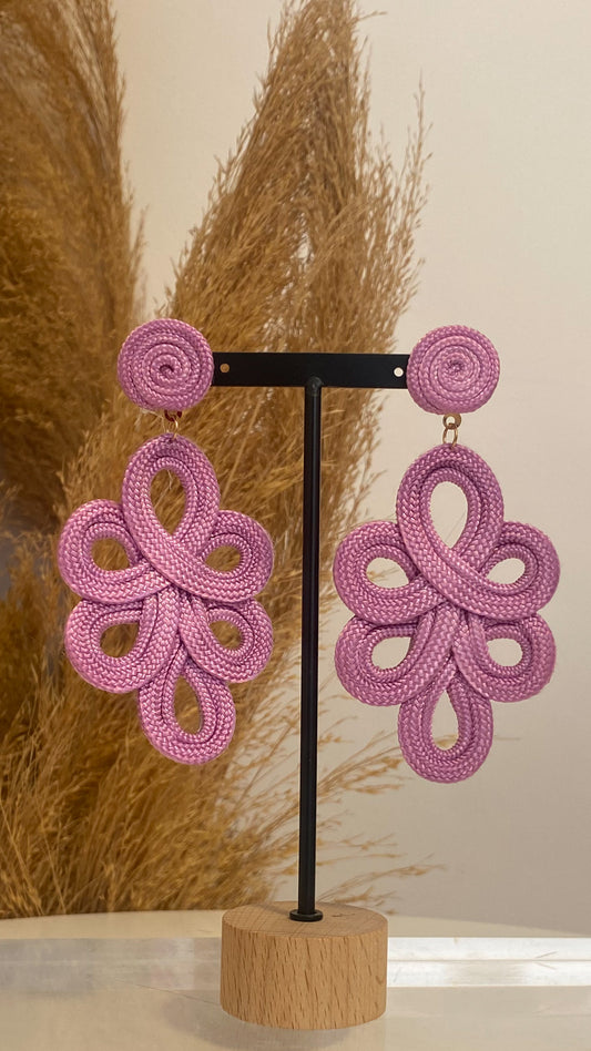 Nina purple earrings