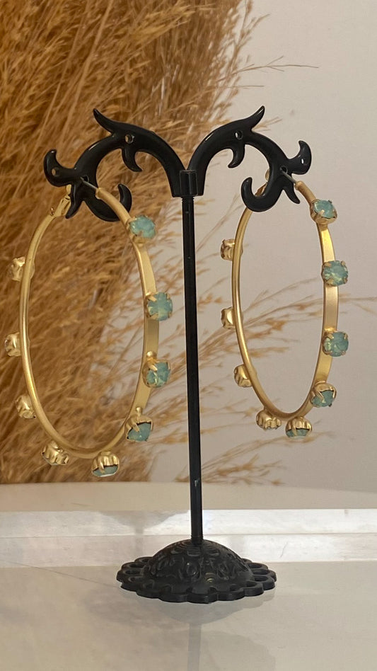 Jasmin gold earrings