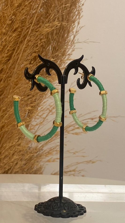 Rosalyn green earrings