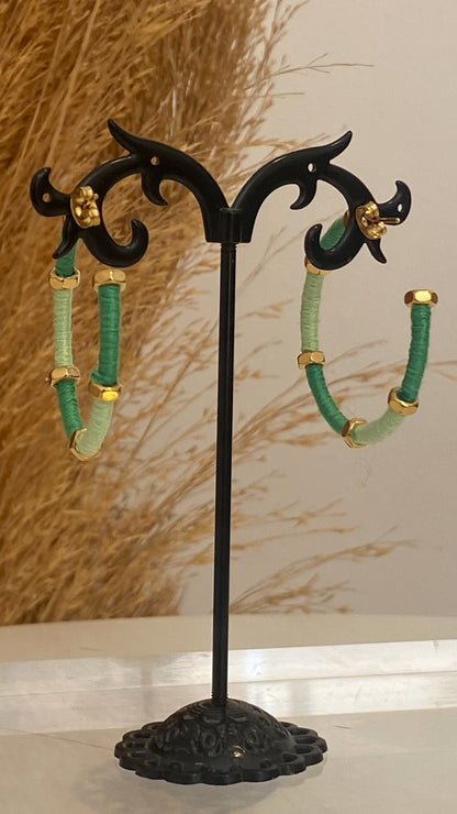 Rosalyn green earrings