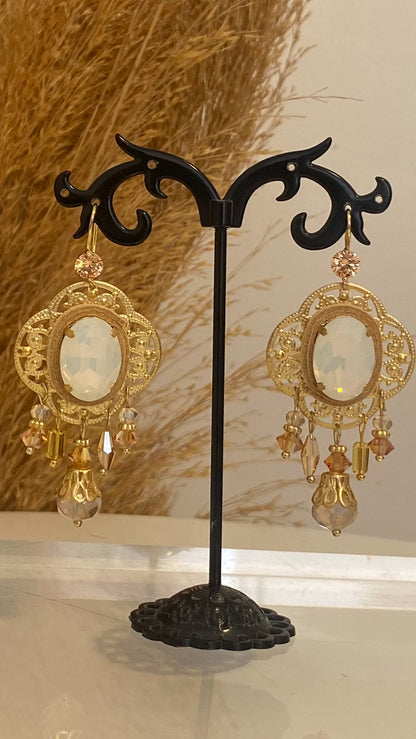 Parker golden earrings