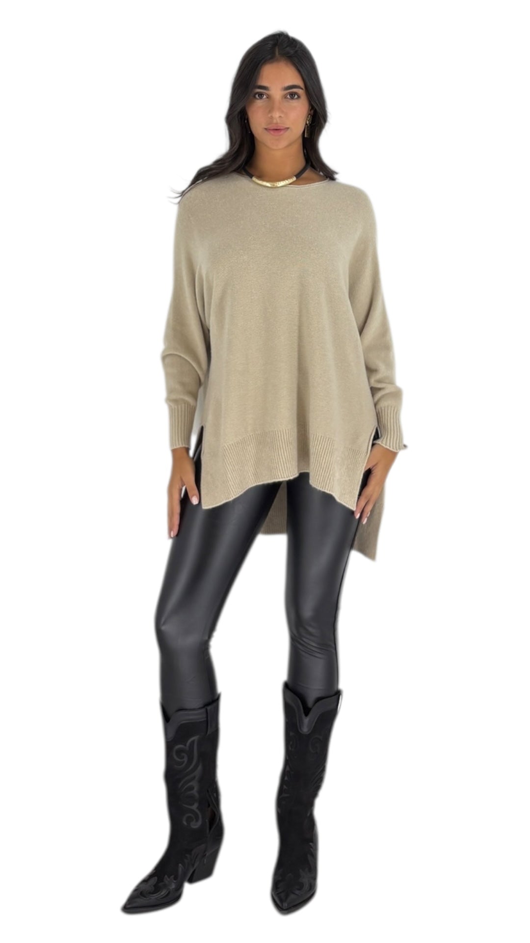 Amanda Beige Sweater