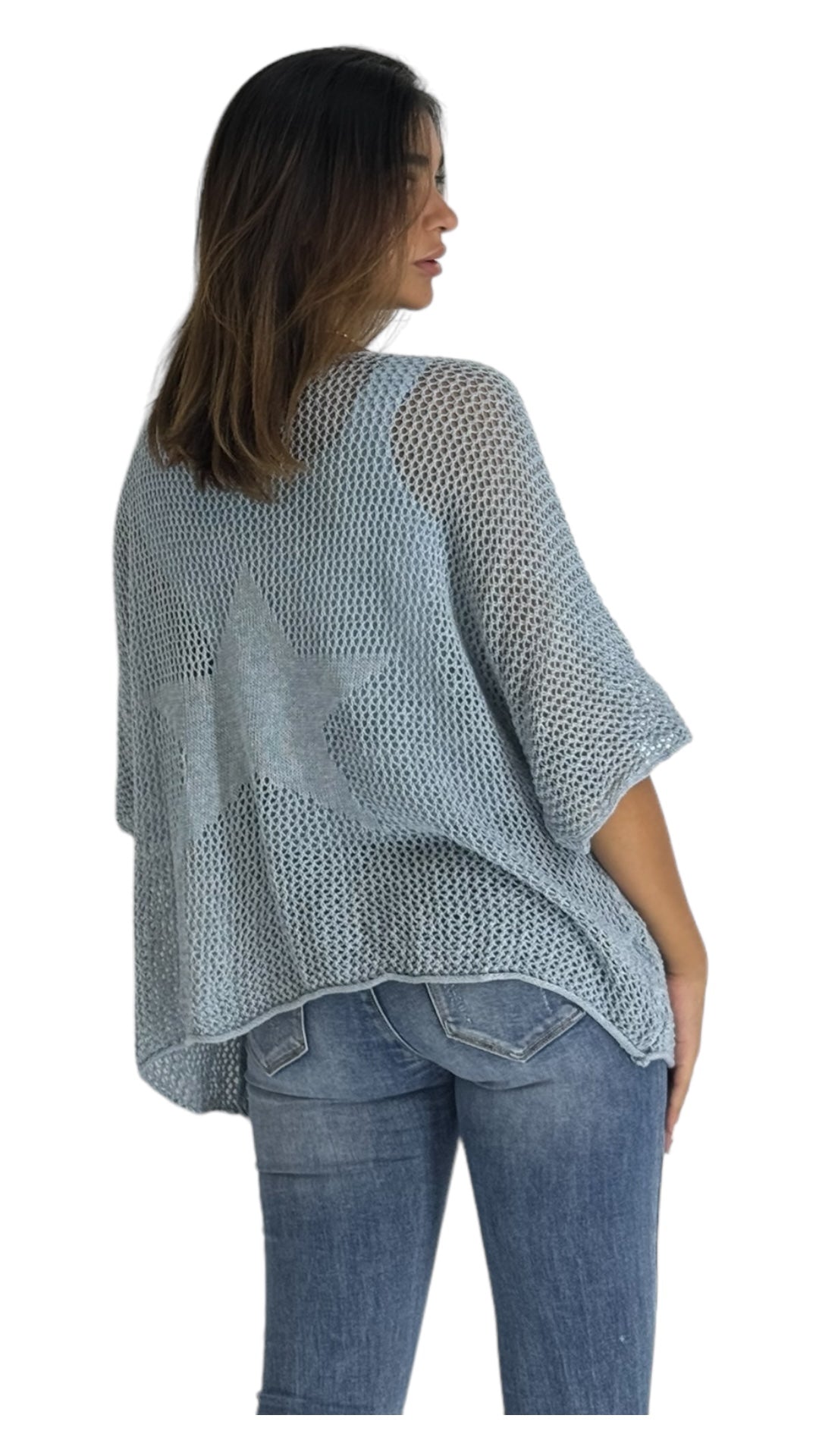 Jill blue cardigan