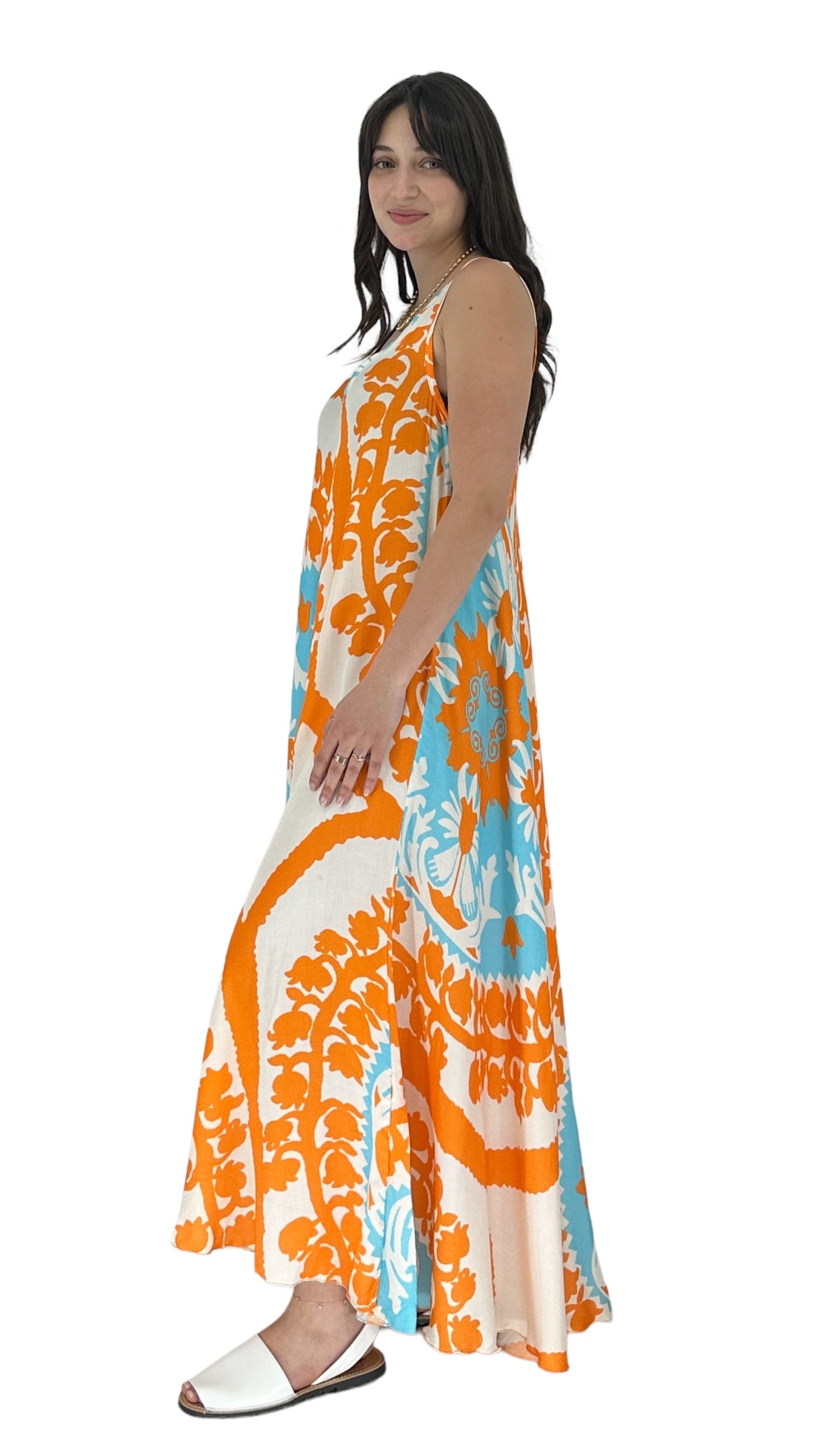Palma orange dress