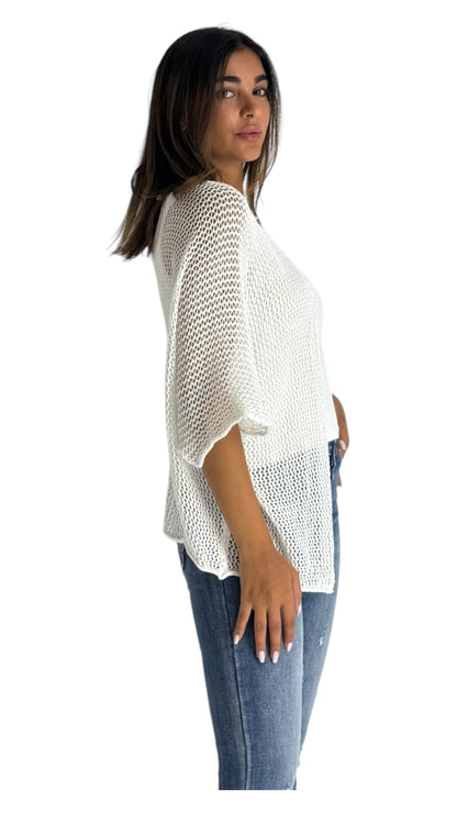 Jill white cardigan