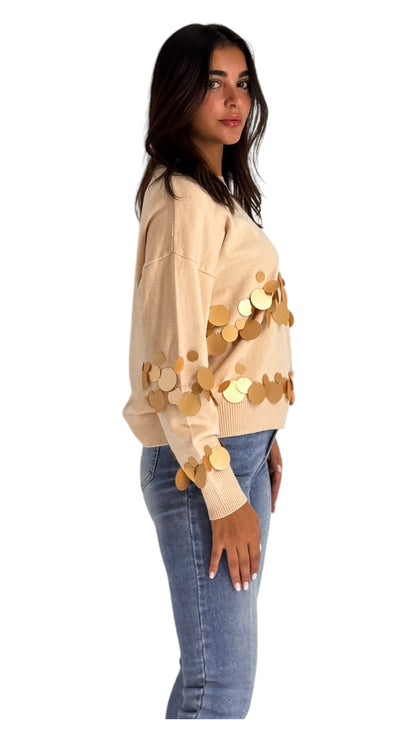 Brix beige top