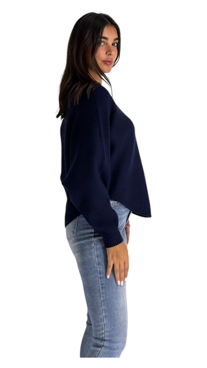 Brynmor navy top