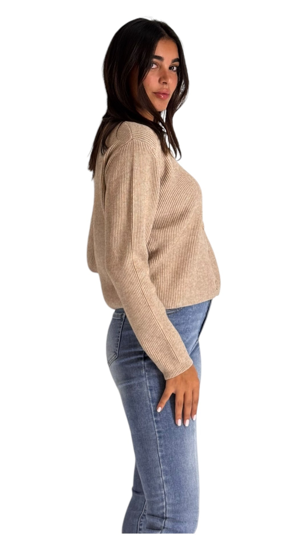 Cadoc beige cardigan