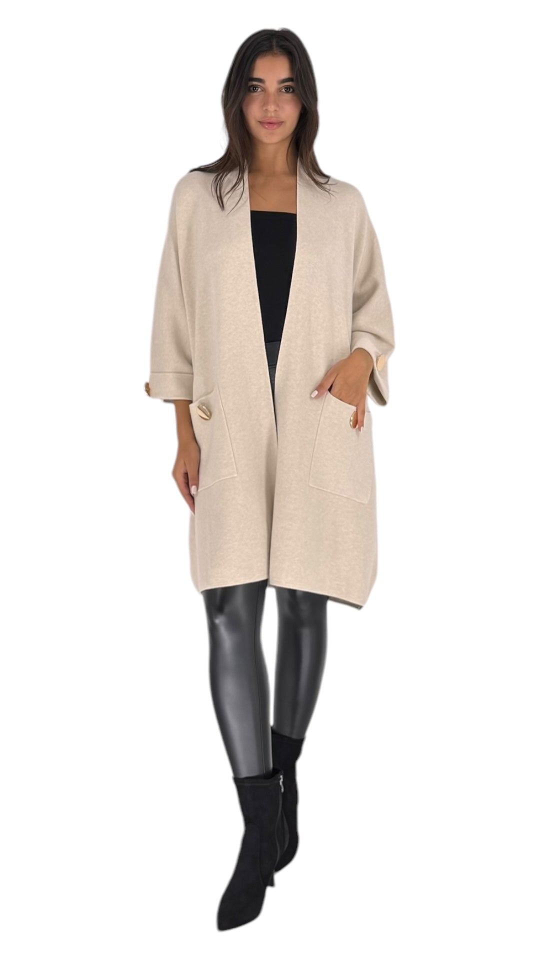 Tielo beige cardigan