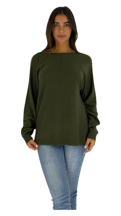 Calix olive green top