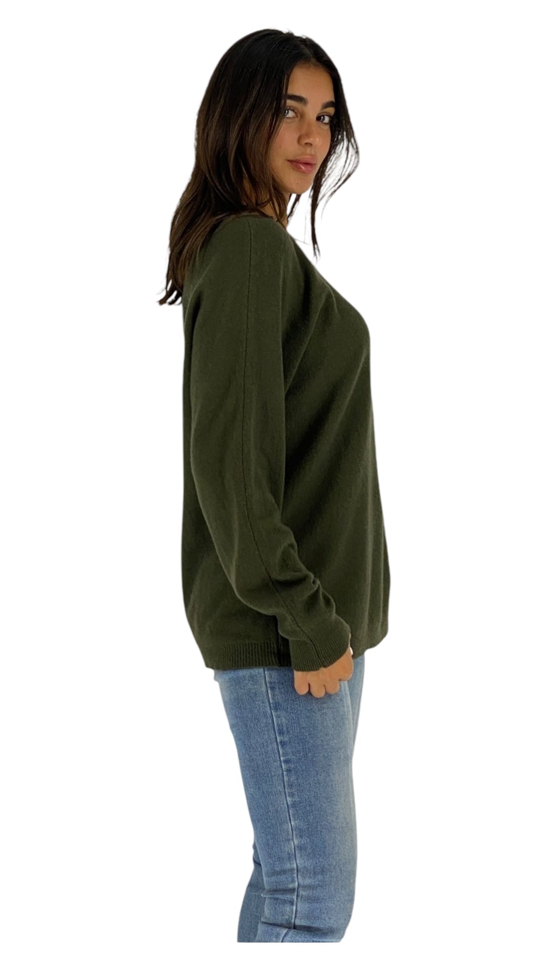 Calix olive green top